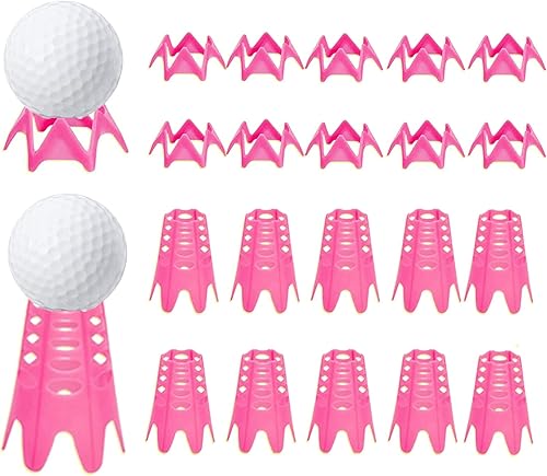 Miniatura 23 de Camisetas de golf de plástico, 20 camisetas de simulador de golf para el hogar, camisetas de golf para interiores y exteriores, entrenamiento de Azul