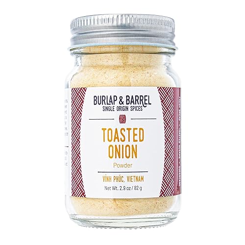 Burlap &amp; Barrel Polvo de cebolla tostada, como se ve en Shark Tank! Polvo de cebolla rico y sabrosamente dulce - Condimento de cebolla en polvo, disponible en Yaxa Colombia