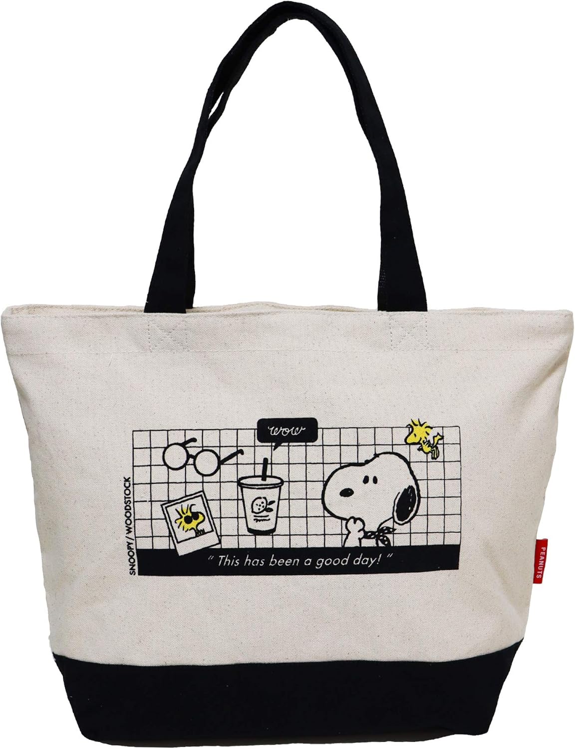 Amazon Co Jp スヌーピー Snoopy トートバッグ トレンド コットン 天ファスナー サイズ対応 アイボリー シューズ バッグ Amazon Co Jp スヌーピー Snoopy トートバッグ トレンド コットン 天ファスナー サイズ対応 アイボリー シューズ バッグ