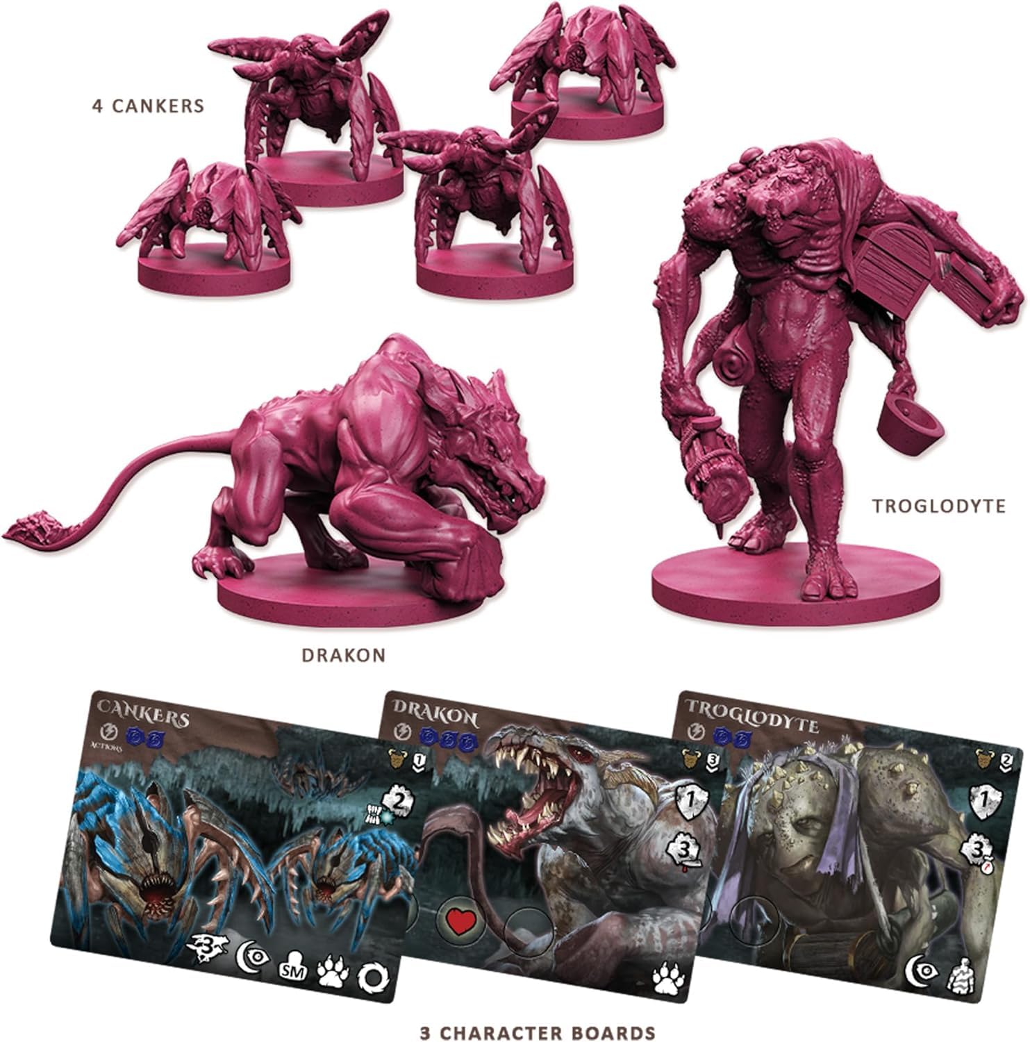 Maladum Dungeons of Enveron Starter Set - Fantasy Brettspiel für 1-4 Spieler, Alter 12+, Solo, Koop und Adversarial Play German Language Version