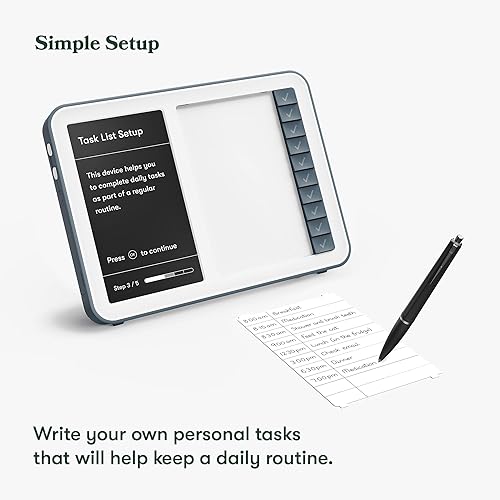 Miniatura 3 de Relish Day - Reloj de demencia con administrador de tareas diarias, reloj digital de pantalla grande HD para personas mayores y personas con centro
