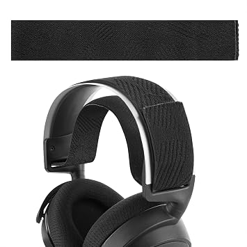 Linkidea Headband Replacement Headband Cushion for SteelSeries Arctis 7, Arctis 9X, Arctis PRO Gaming Headset Repair Part Flex Fabric/Black