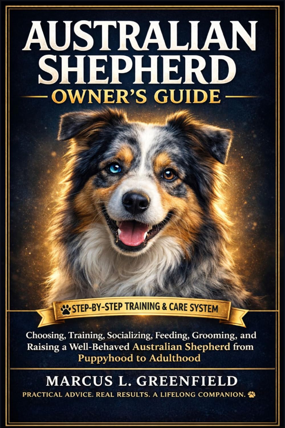 AUSTRALIAN SHEPHERD OWNER’S GUIDE: Choosing, Training, Socializing, Feeding, Grooming, and Raising a Well-Behaved Australian Shepherd from Puppyhood to Adulthood