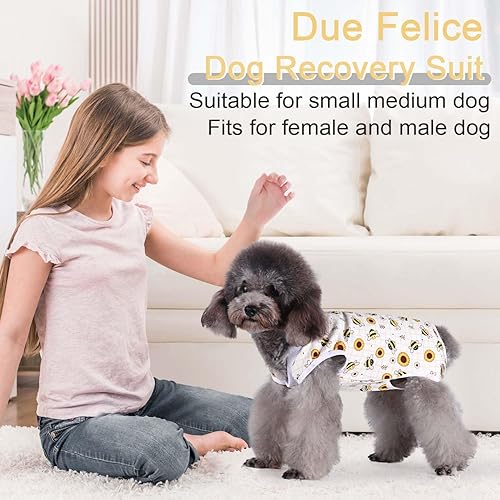 Miniatura 5 de Due Felice Traje de recuperación de cirugía para perro, mameluco para mascotas después de la cirugía, alternativa al collar electrónico para hembra,