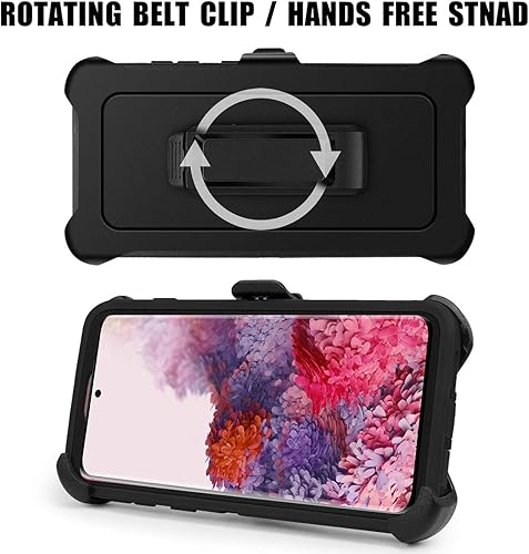 Miniatura 8 de AICase Funda para Galaxy S20 Plus con clip para cinturón, protección contra caídas de cuerpo completo, resistente, a prueba de golpes, caídas y
