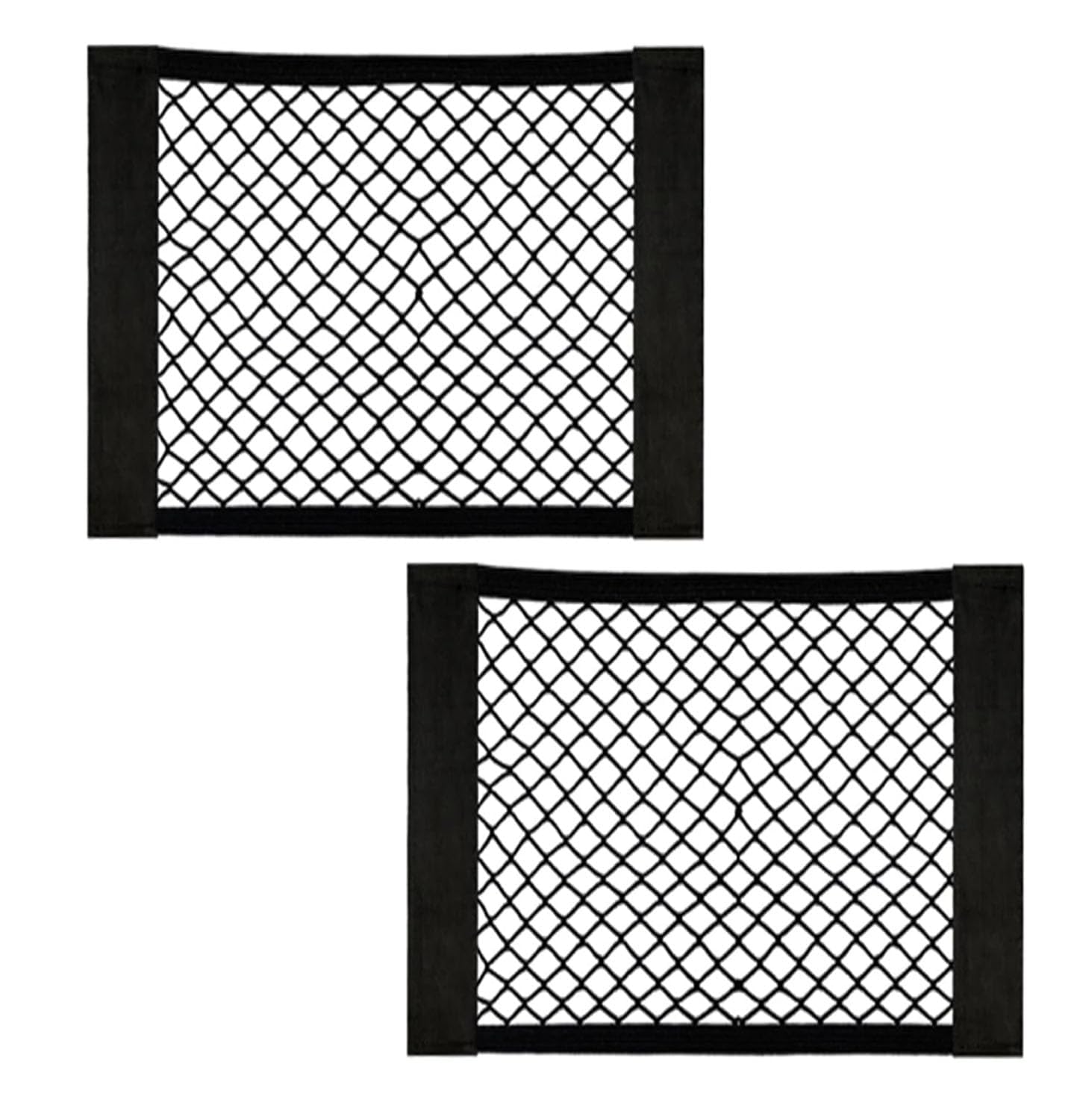 ONEMAJI 2 Pcs Car Cargo Net for Citroen Picasso Aircross Grand C5 Wagon, Adjustable Elastic Storage Net Bag Car Trunk Cargo Mesh Luggage Fixed Organizer Accessories Interior,30 x 25 cm