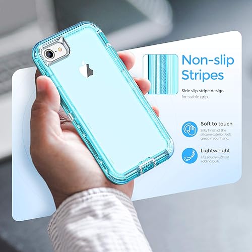 Miniatura 2 de ORIbox - Funda compatible con iPhone SE 2020, funda compatible con iPhone 7, funda compatible con iPhone 8, funda resistente a los golpes,