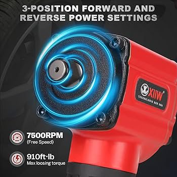yu-uy　90cm XIIW 1/2'' Angle Impact Wrench, Max Torque 910 ft-lbs