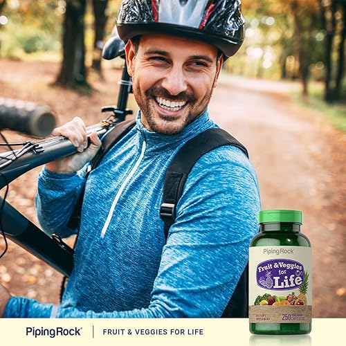 Miniatura 6 de Piping Rock Suplemento de frutas y verduras | 250 cápsulas | Superalimentos de frutas y verduras Vitaminas para adultos | Vegetariano, sin OMG, sin