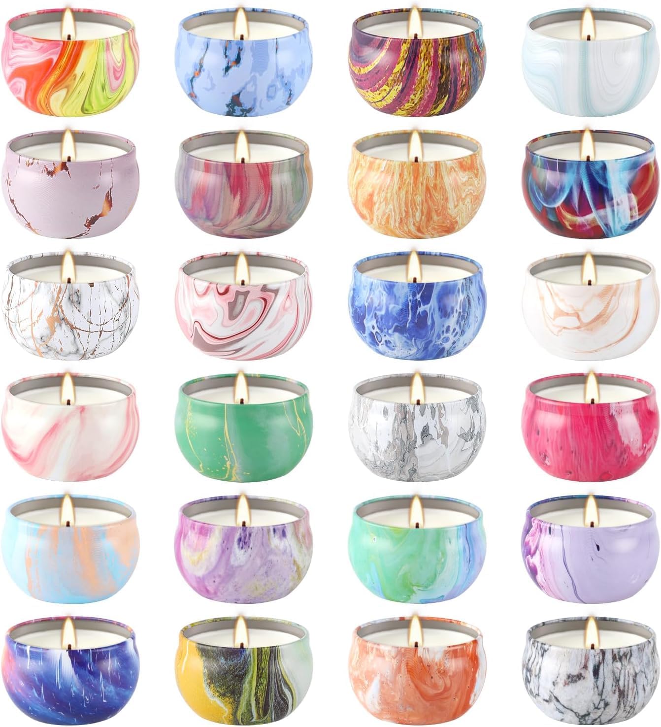 16Pack Christmas Scented Candles Gift- Aromatherapy Candle-Soy Wax-Long Lasting Burn Time, Christmas Thanksgiving Gifts For Women,Advent &Home Decor - View #5