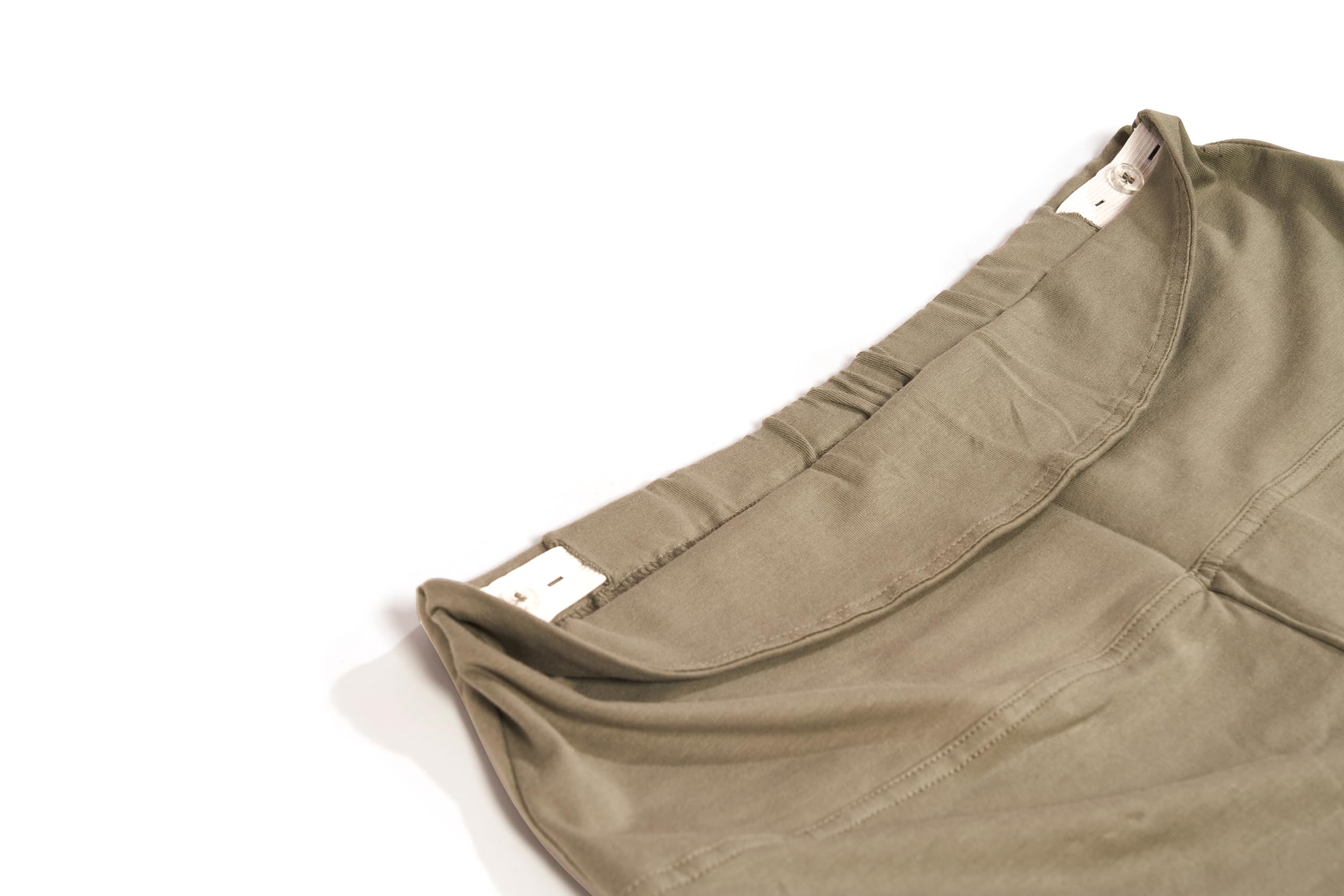 AV2 Women's Cotton Lycra Stretchable Relaxed Fit Maternity Pants | Maternity Yoga Pants | Maternity Trousers Green X-Large 5556 - Image 5 thumbnail