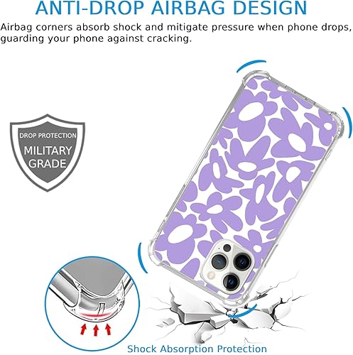 Miniatura 4 de Funda para iPhone 13 Pro, diseño de margaritas fundibles estéticas para iPhone 13 Pro, funda de TPU para iPhone 13 Pro, funda de TPU para teléfono