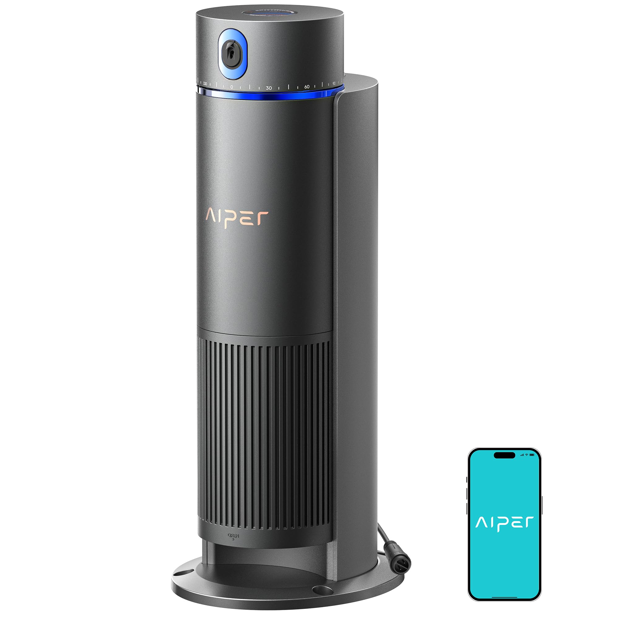 Aiper IrriSense 2 Système d’Irrigation Intelligent Multi-Zones avec Contrôle par Application pour Pelouses jusqu’à 446 m²