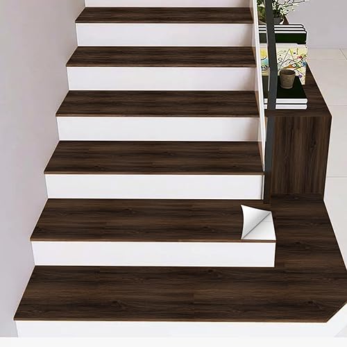 Miniatura 4 de NUFLR Azulejos de suelo para despegar y pegar, impermeable y quitar, despegar y pegar, pasta oriental y apto para cocina, caravana y más