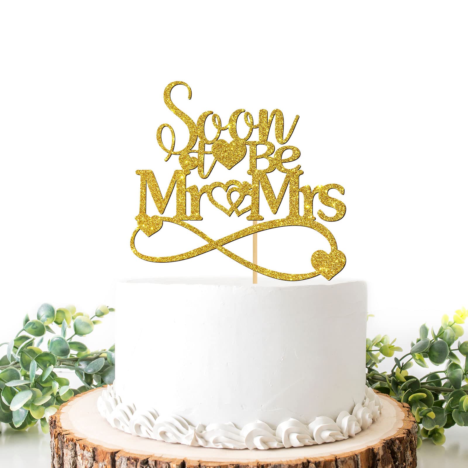 HelewilkSoon to Be Mr & Mrs Cake Topper, Wedding Party Supplies