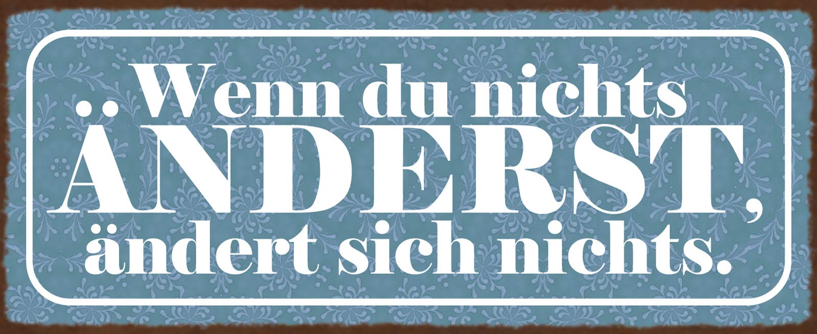 SchatzmixTin-Plate Sign, Sheet metal, Multicoloured, 27x10 cm