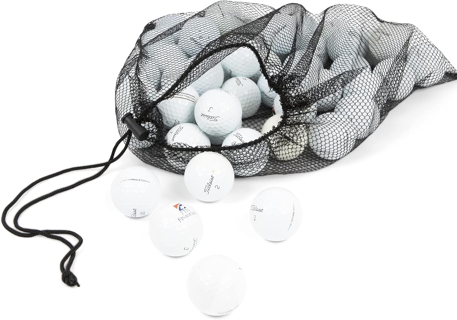 Clean Green Golf Balls Bundle Used for Titleist Pro V1 and Pro V1x - 48 Ball Bundle
