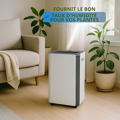 Vonia Deumidificatore portatile 20L, deumidificatore casa muffa, bianco - 5