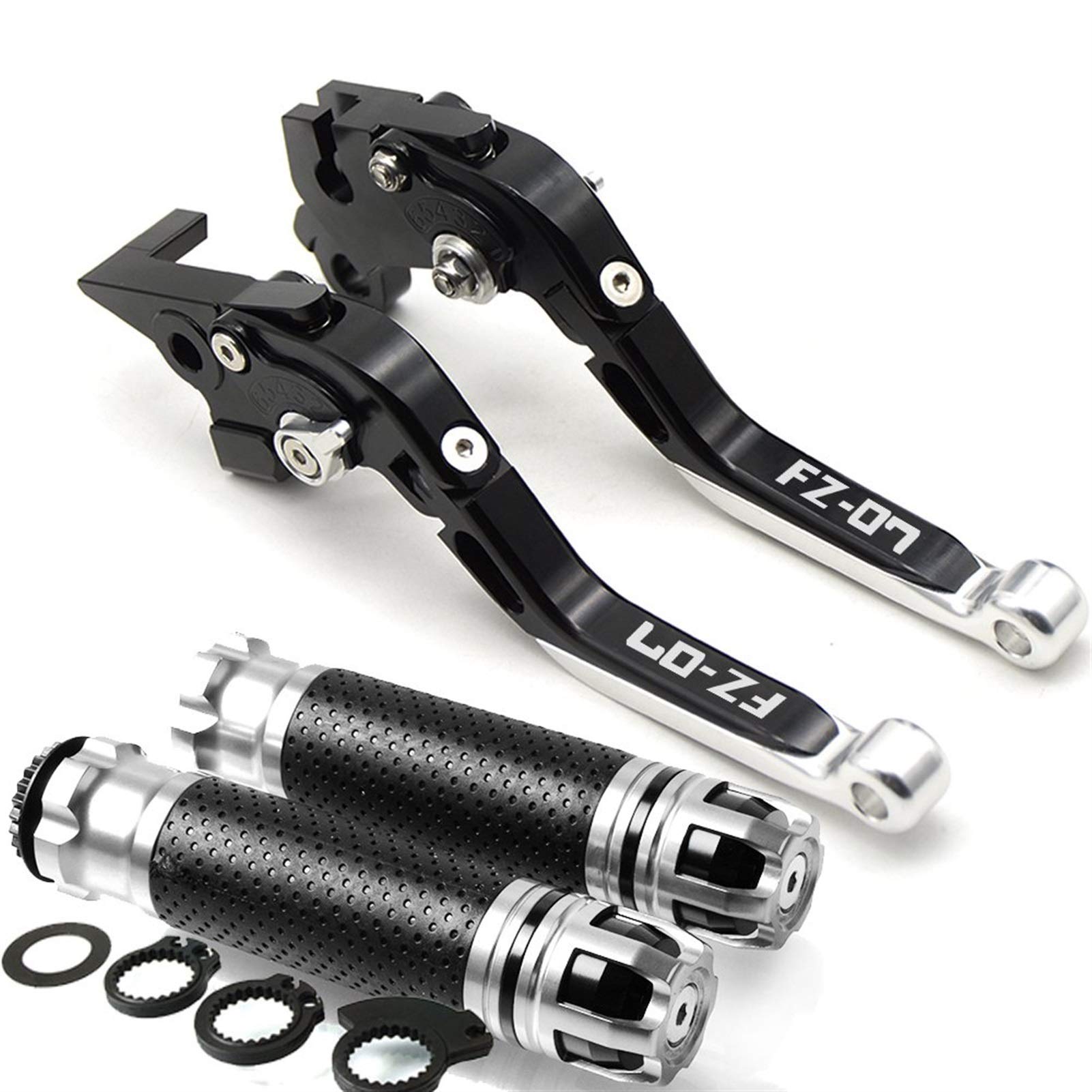 Accessori Moto Freno Leve Frizione Manopola Manubrio Manopole Manopole Per YAMAHA FZ-07 FZ07 FZ 07 2014 2015 2016 2017 2018 Leva Della Frizione Del Freno (Colore : M)