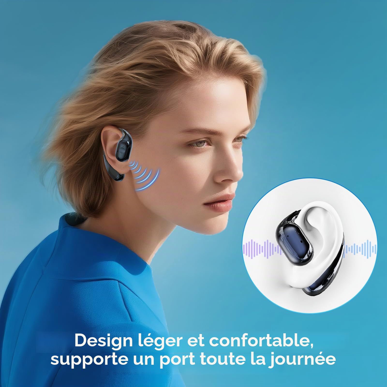 Ecouteur Traducteur Instantané Ai Ninonly 150 Langues 6 Modes Bluetooth 5.4