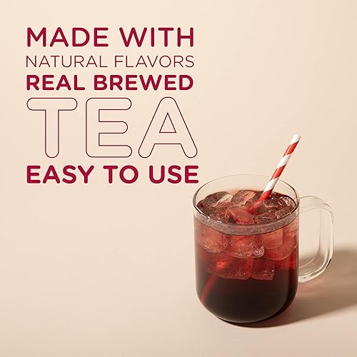 Miniatura 4 de SPLENDA Té de hibisco concentrado 11 premium, cero azúcar, sin gluten, té real preparado, 32 onzas líquidas