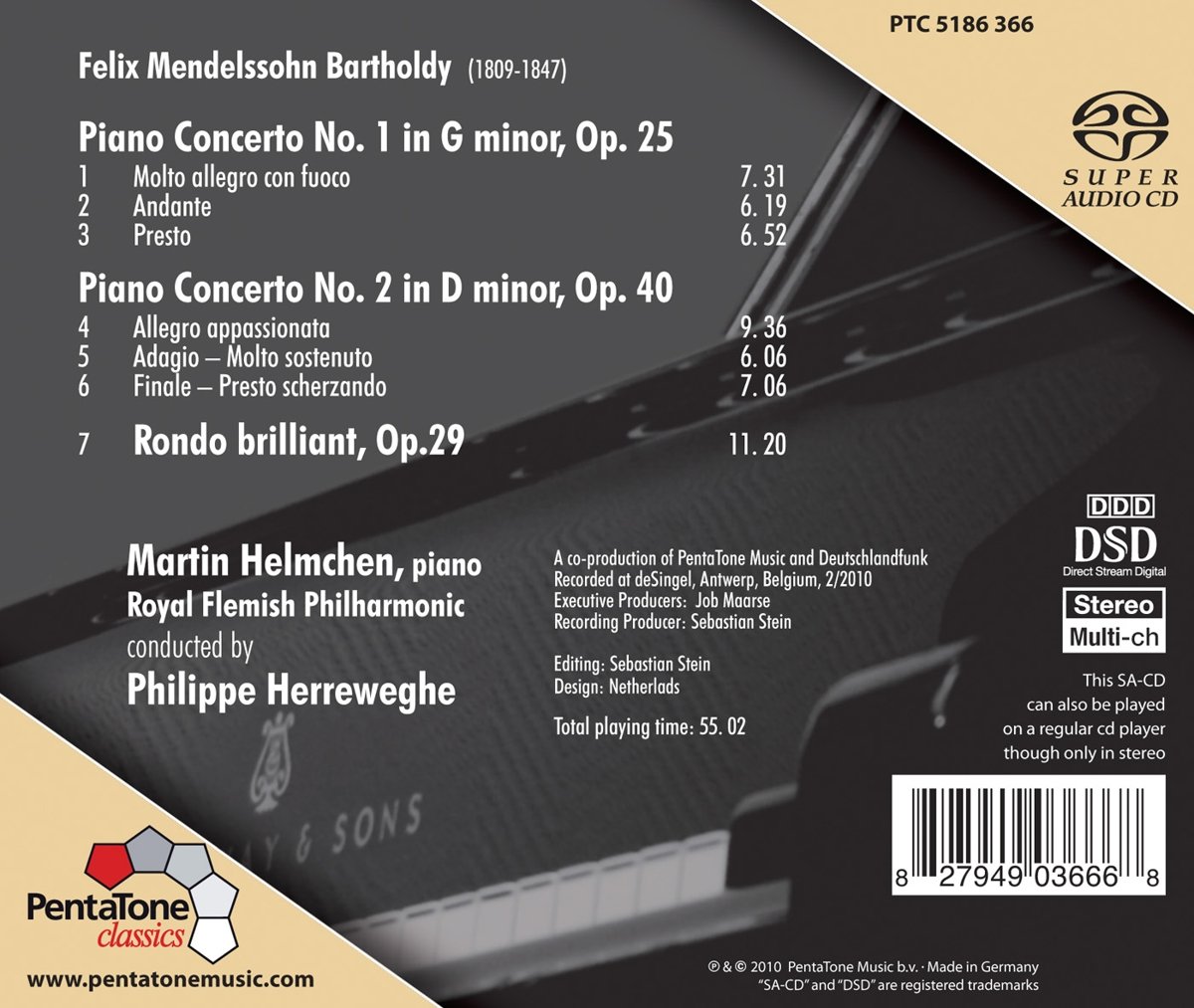 Mendelssohn: The Piano Concertos / Rondo Brilliant Op. 29