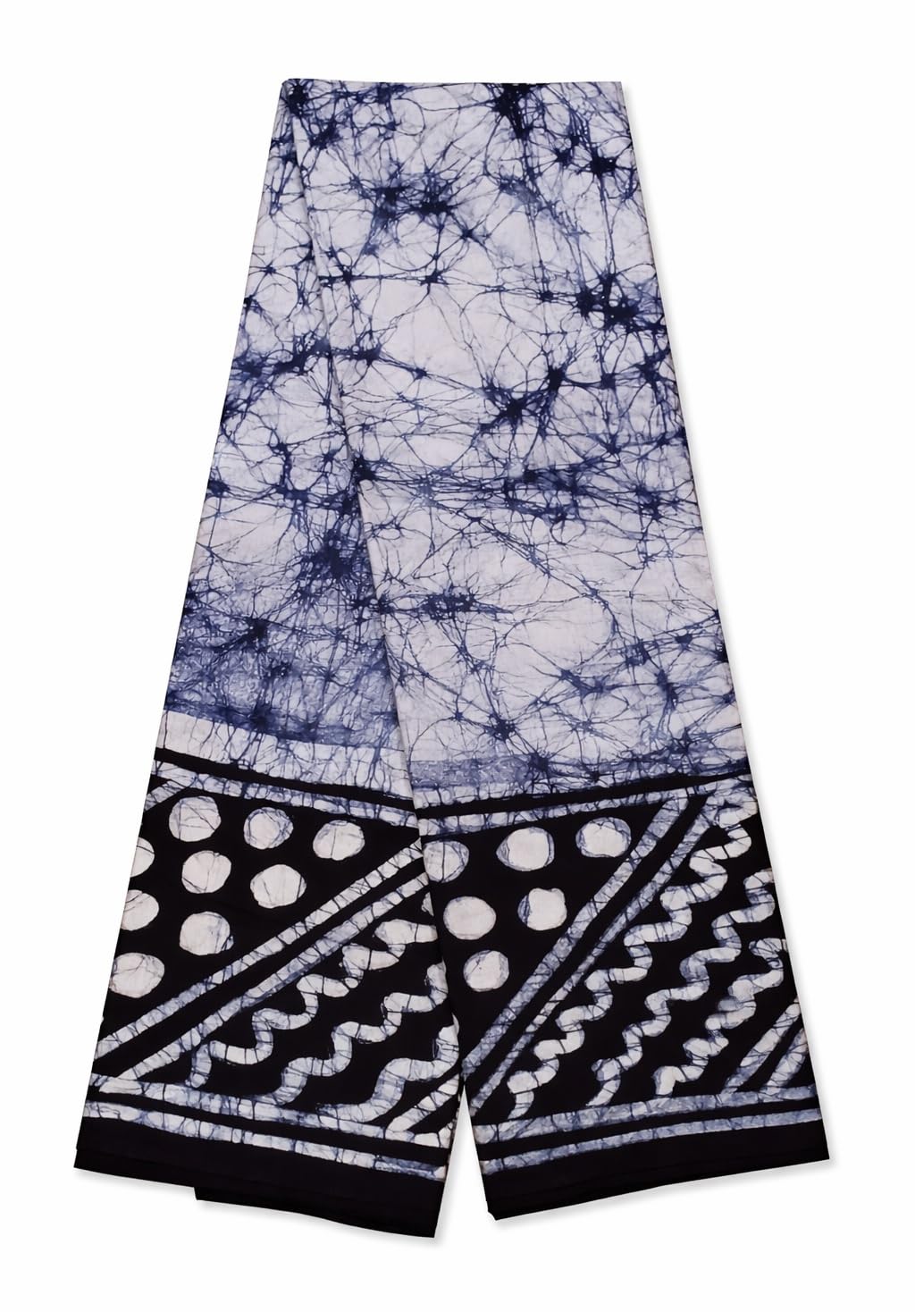 hc Men cotton lungi (unstitched, deep blue, pure cotton, batik print, 2 meter)-picture-33