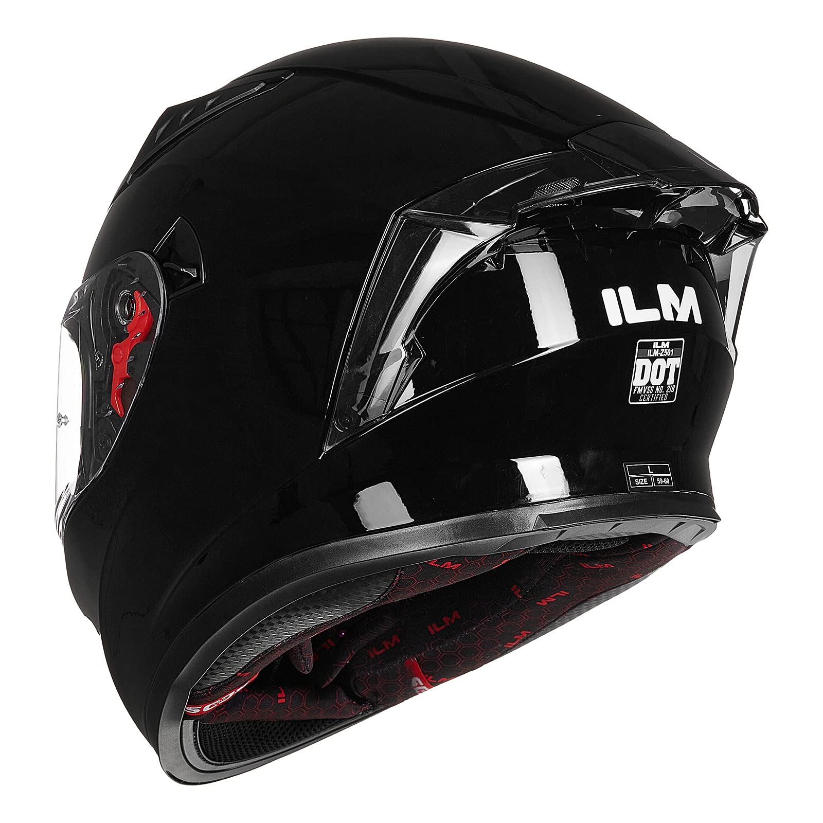 Buy ILM Motorcycle Helmet Full Face with Pinlock Compatible Clear