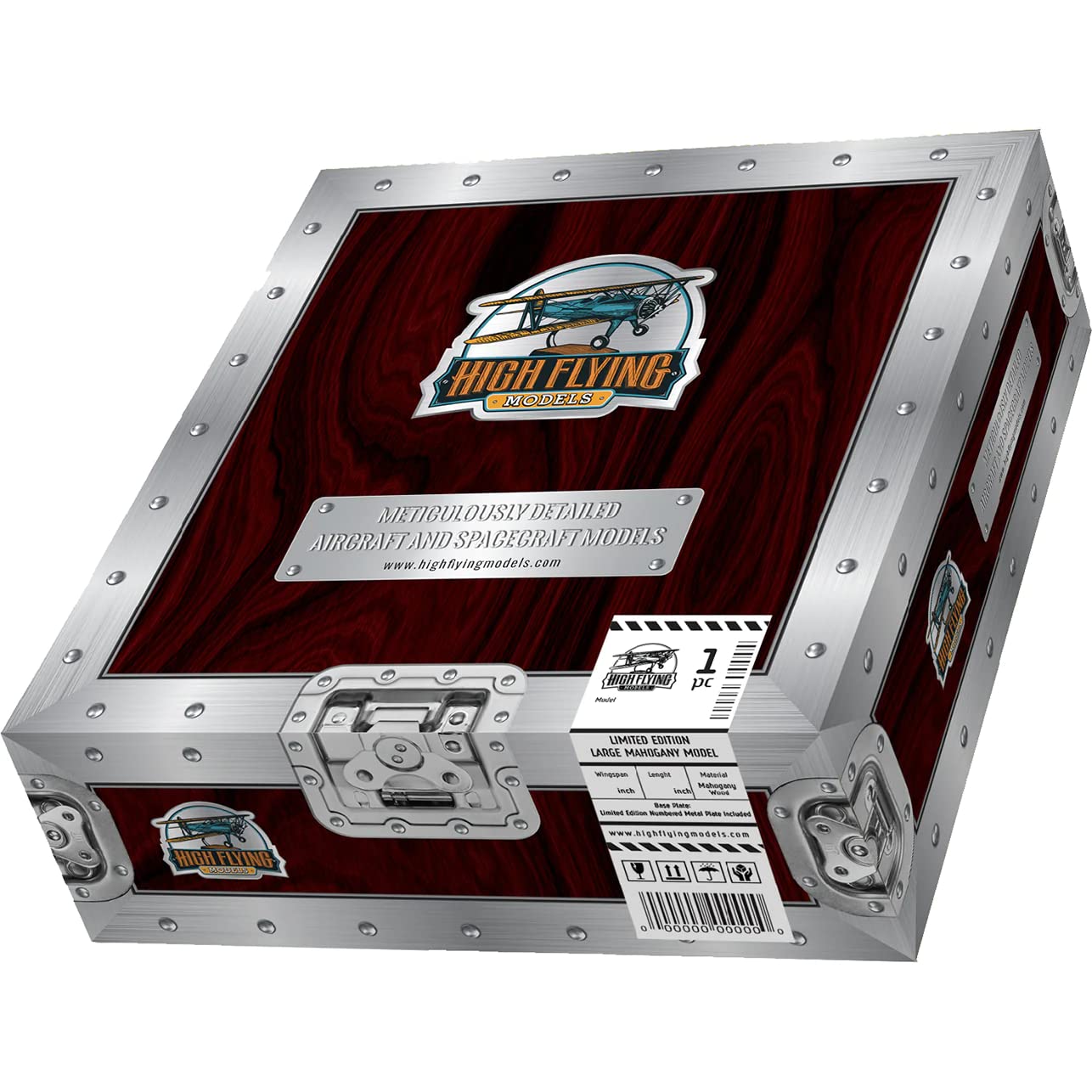 High Flying Models Cessna 310 "Songbird Large Mahogany Sculpture - Image 5