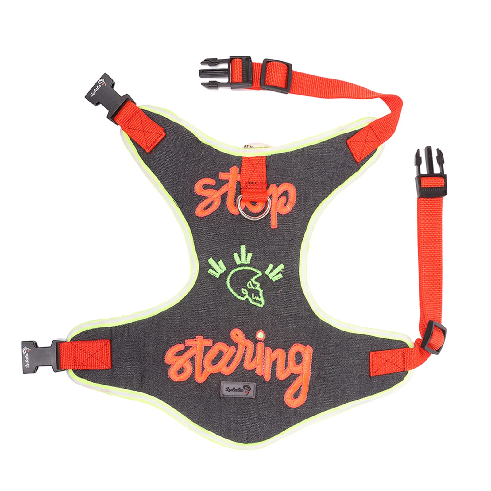 Lulala No-Pull Dog Harness-Adjustable- Padded Breathable Pet Vest with Funny Pattern for Dogs (Small) (B0BGWY6B6F) Amazon Price History, Amazon Price Tracker