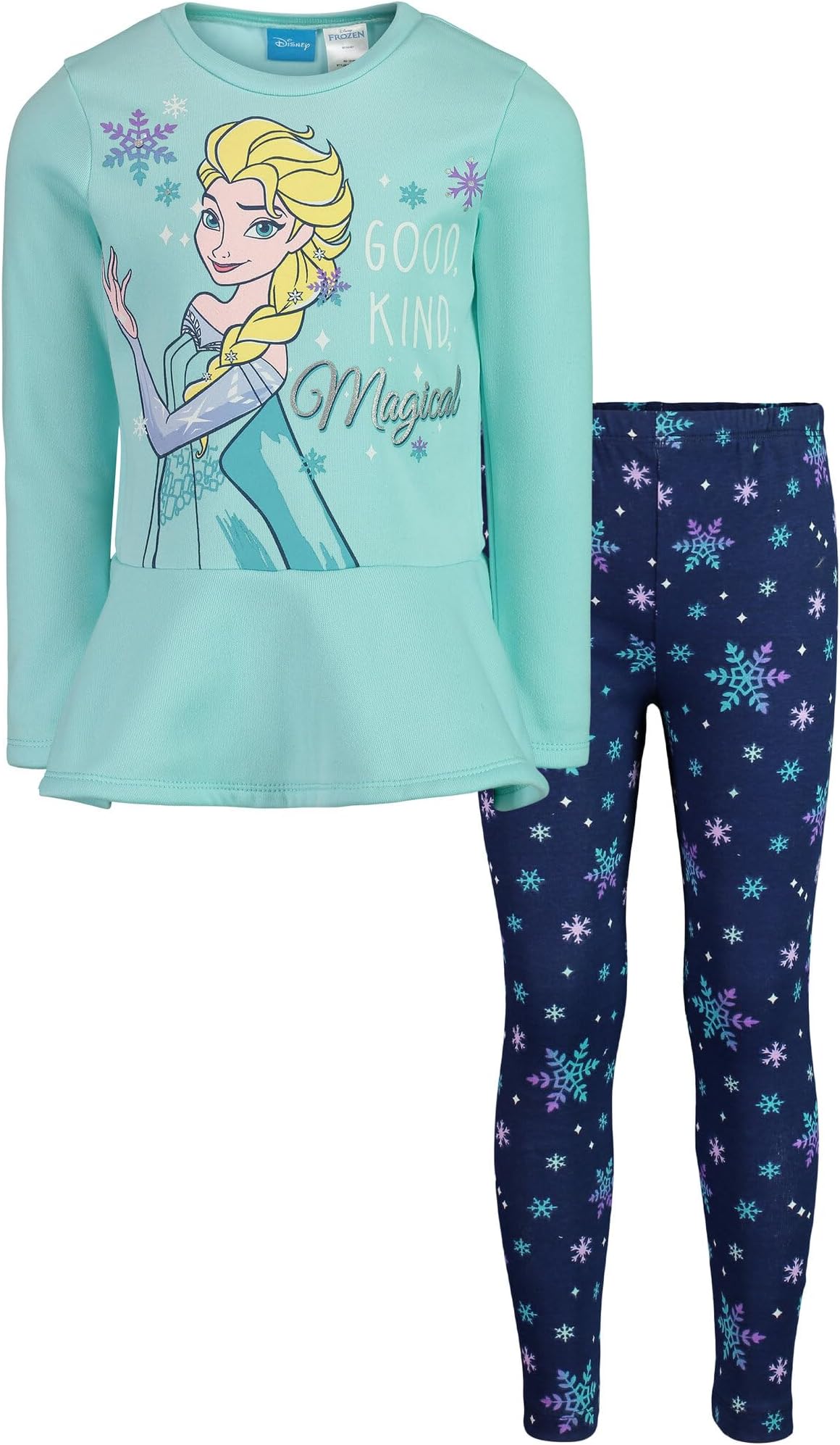 Frozen Girls' Fleece Sweatshirt and Leggings Set Toddler to Big Kid