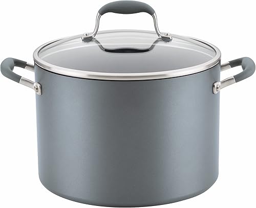 Miniatura 10 de Anolon Advanced Home - Cacerola cónica antiadherente anodizada dura, 4.5 cuartos de galón (piedra luna)