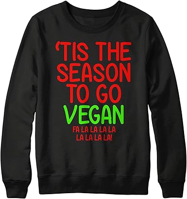 funny vegan christmas jumper