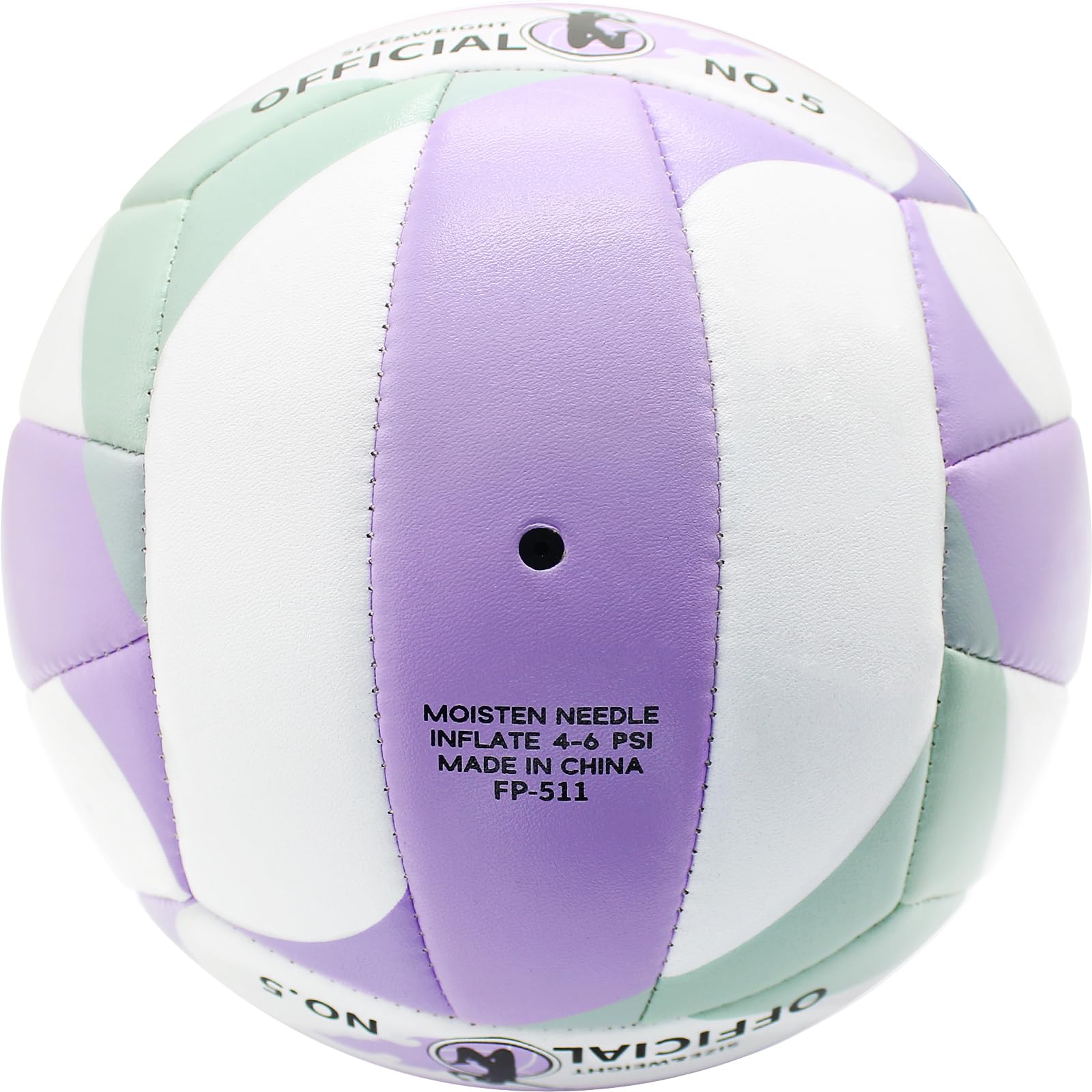 Voleibol Tamaño 5 con Bomba, Voleibol de Playa de Cuero Suave para Interiores y Exteriores
