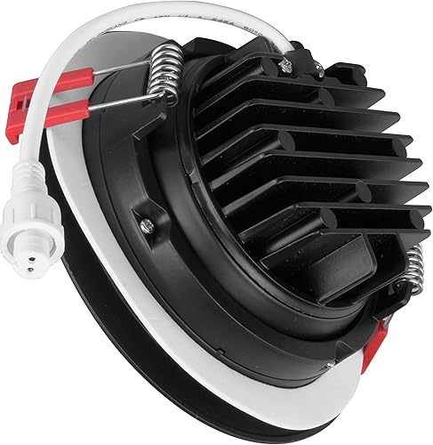 Miniatura 5 de NICOR Lighting DGD411202KRDBK - Focos empotrados LED, color negro