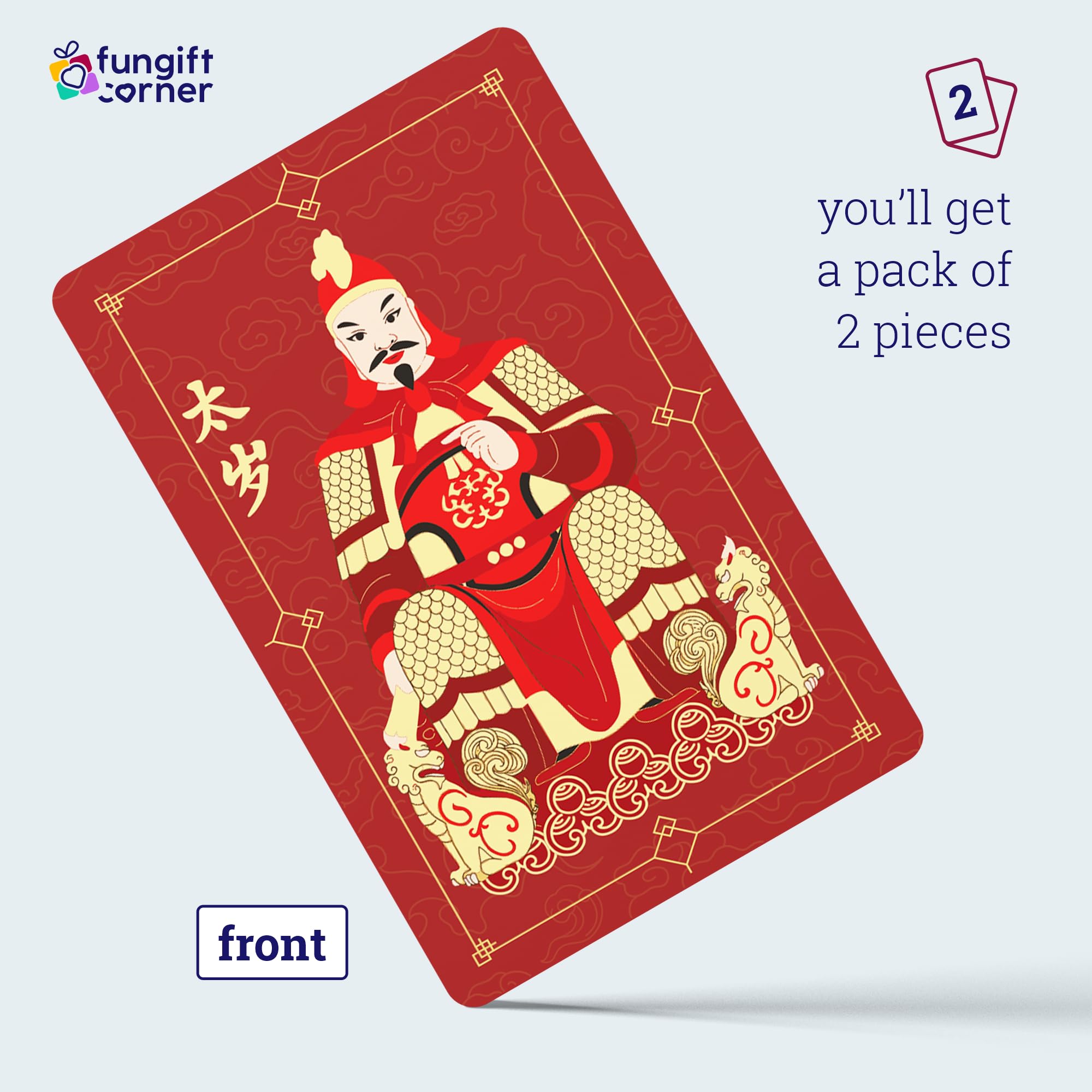 Amazon.com: Tai Sui Amulet 2026 Feng Shui Card, Symbol of Protection and  Support, Feng Shui Gift, Pocket-Sized Talisman Card, New Chinese Year  Gifts, Made in USA (2 Pack) : Office Products
