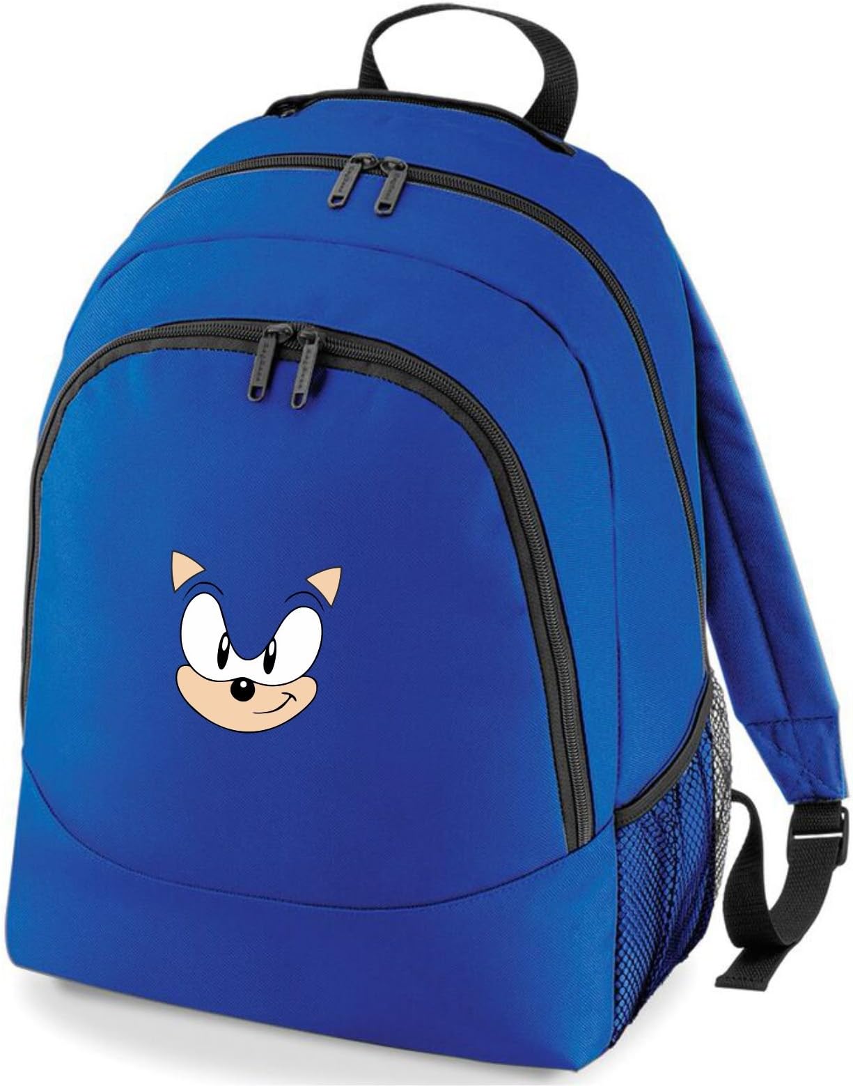 NEW retro gamers Sonic the Hedehog face only rucksack backpack