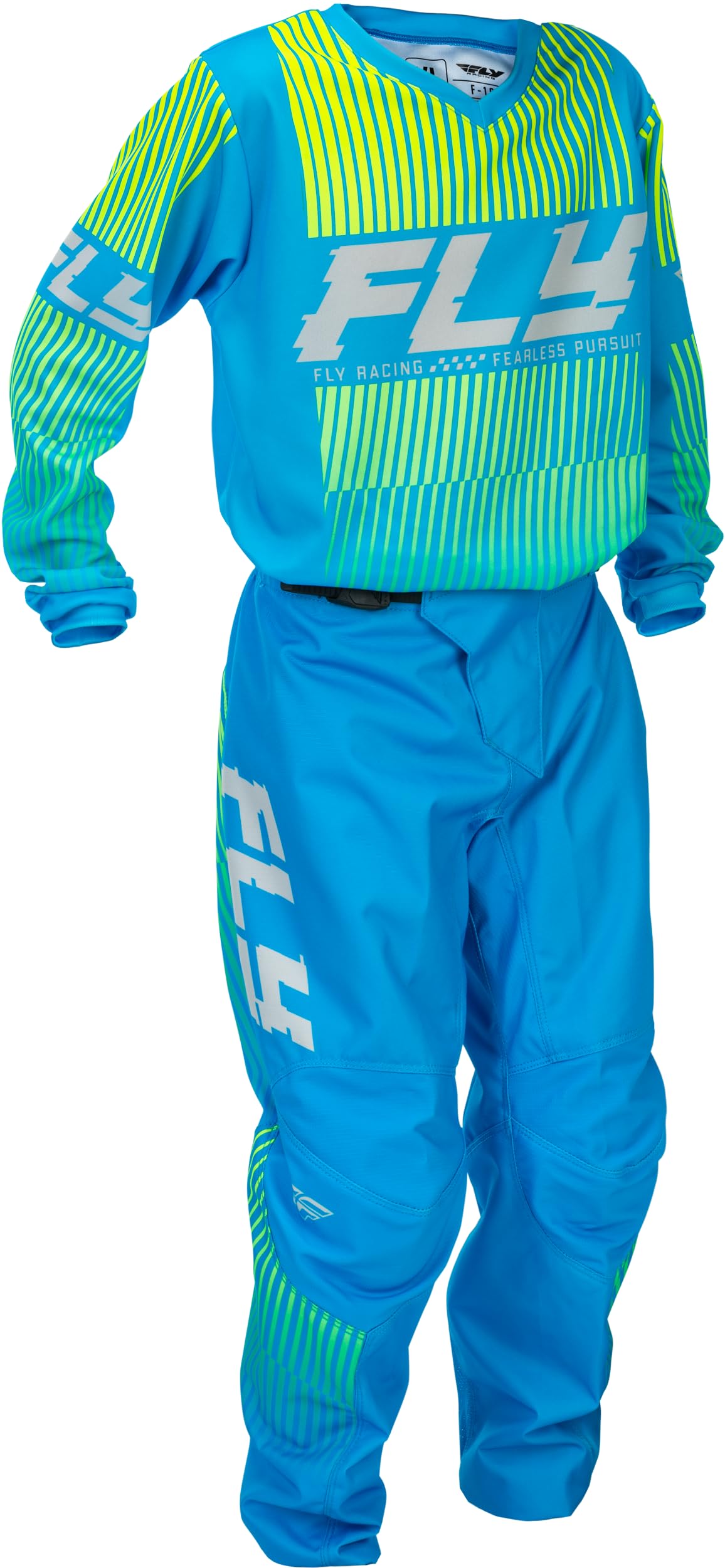 Fly Racing Youth F-16 Powersports Protective Gear Set – For Dirt Bike, BMX, MTB Riding – Comfortable, Breathable, Lightweight