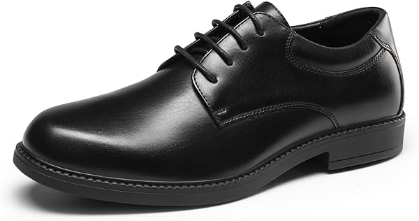 Bruno Marc Men's Non Slip Work Shoes Restaurant Resistant Dress Derby Shoes