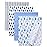 Gina Era Flannel Receiving Blankets, Baby Swaddle Blankets 100% Cotton 4 Pcs One Size 30 X 30 Inch for Baby Boy or Baby Girl (Style5)