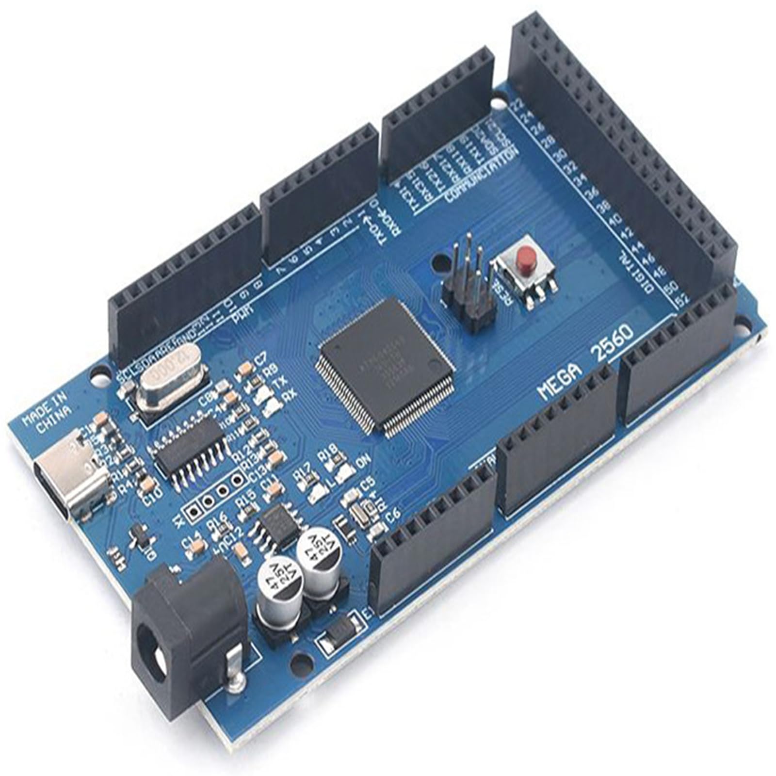 GERUI Per scheda Mega-2560-R3, per scheda di sviluppo Mega-2560, compatibile con modulo 2560 R3, migliorato 6,5 ~ 12 V, compatibile con Arduino