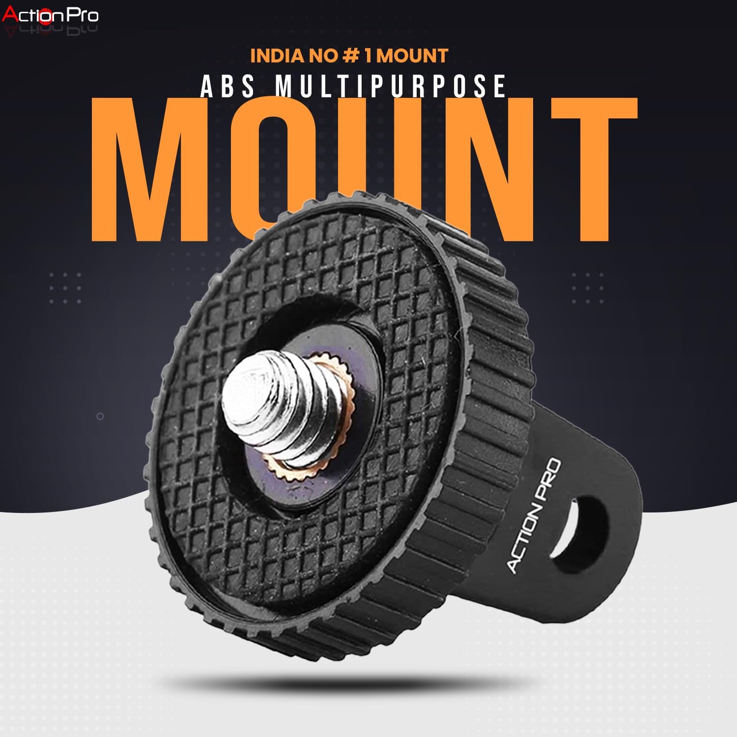 Action Pro Stainless Steel Tripod Mount Adapter Compatible W...