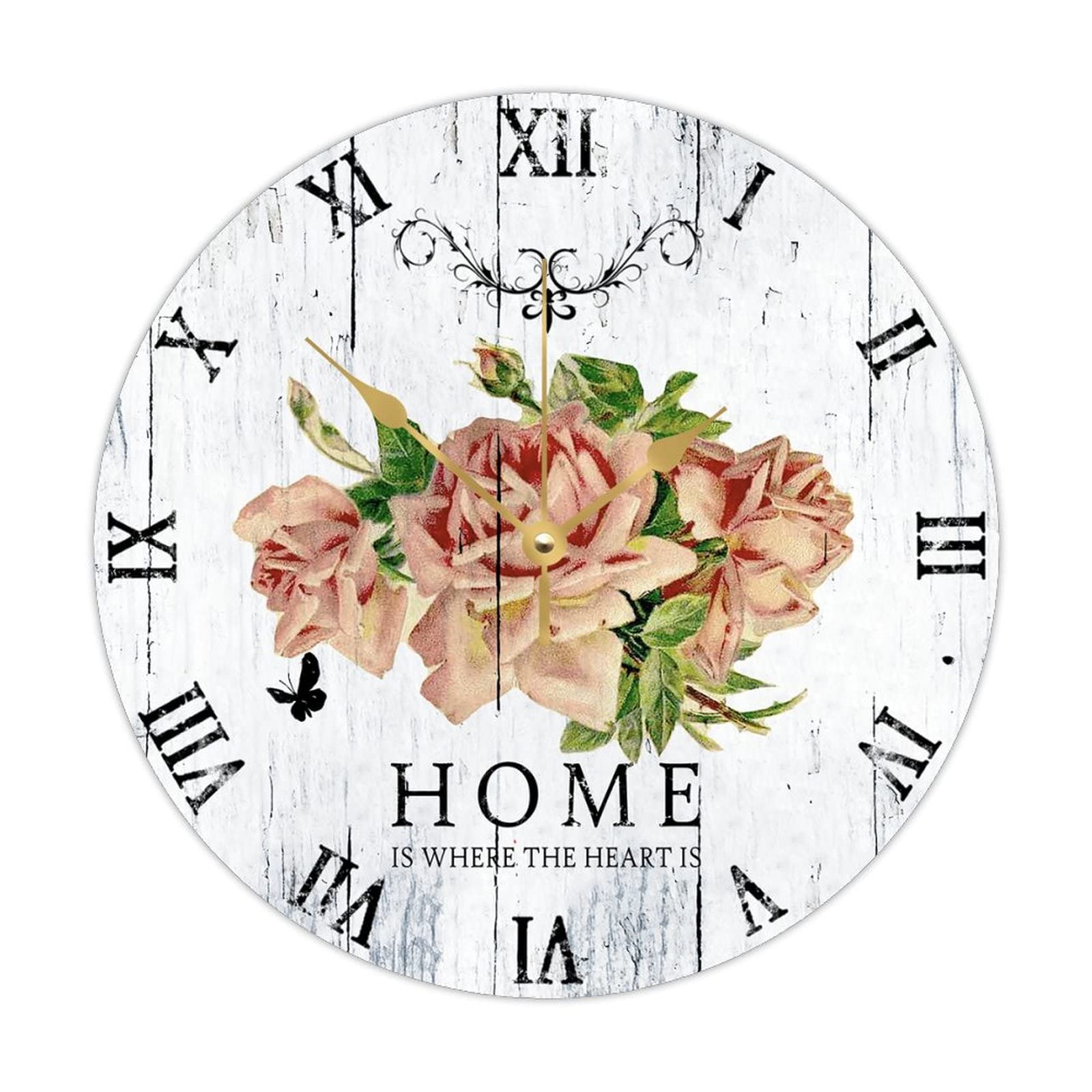 Horloge murale Home Is Where The Heart Is pour créer un foyer chaleureux et accueillant