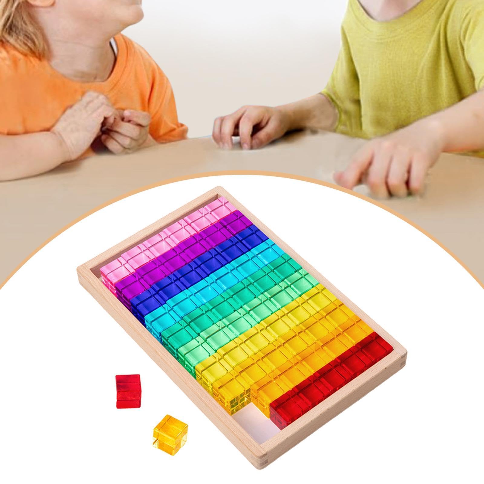 Cubos de Construcción Apilables para Fomentar La Motricidad Fina Y El Desarrollo Sensorial: ¡Ideal para Regalar!, 60 Piezas