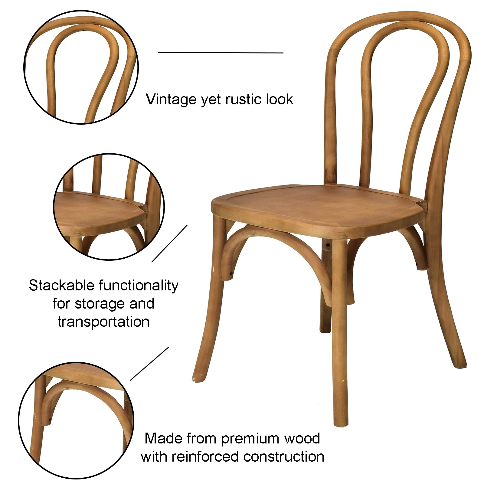 Amazon.com - Bentwood Stackable Tinted Raw Chair - Chairs