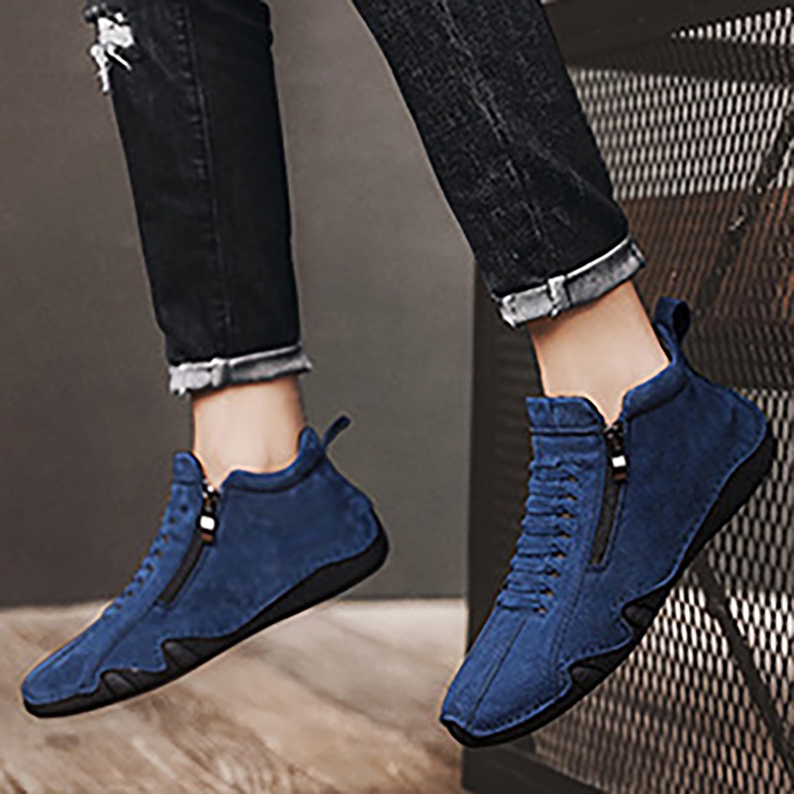 Generisch Sneaker Mit Schnellverschluss Herren Weiche Bequeme Herren Sportschuhe Freizeitschuhe Sportlich Turnschuhe Ruschfest Walkingschuhe Atmungsaktiv Joggingschuhe Einfarbig Fitnessschuhe Casual