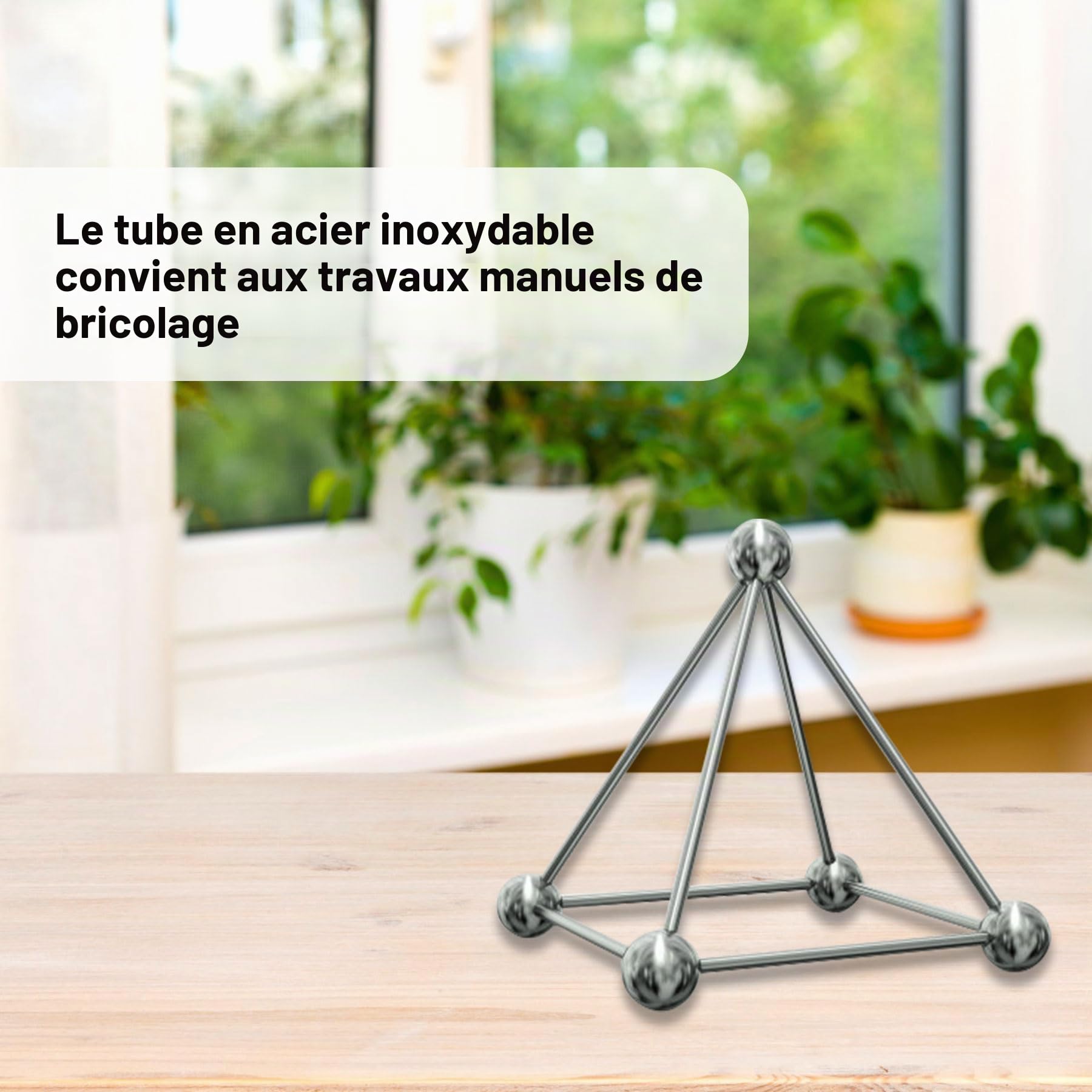 304 Tube Rond en Acier Inoxydable,12mm OD 1mm Épaisseur de Paroi 300mm Longueur Tube Métallique Droit Sans Soudure 3 Pièces