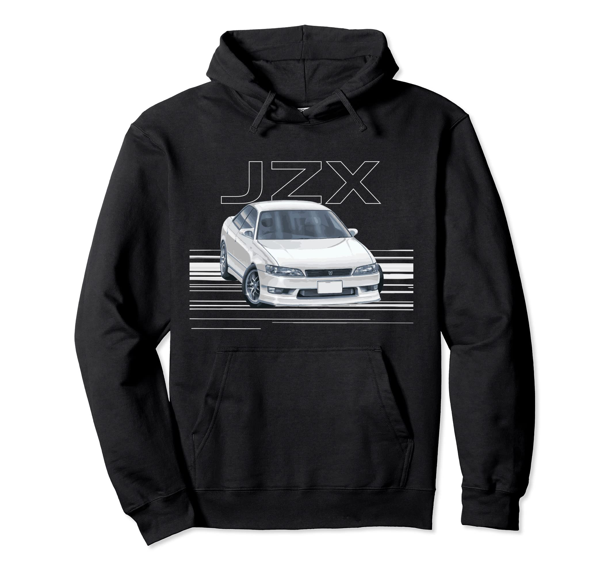 JDM Car JZX100 in Drift Power Slide 1JZ Chaser Turbo Sedan Pullover Hoodie