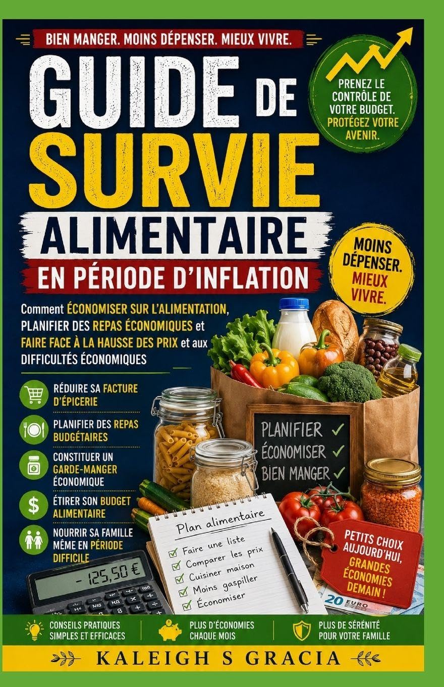 Guide alimentaire de survie à l'inflation: Économisez sur les courses, planifiez des repas économiques et prospérez face à la hausse des prix et à l'incertitude économique