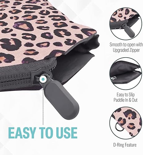 Vista 71 de Palms-O-Aces Pickleball Paddle Sleeve Lightweight Padded Canvas Covers for Paddles Protective Racket Case with zipper Standard & Elongated